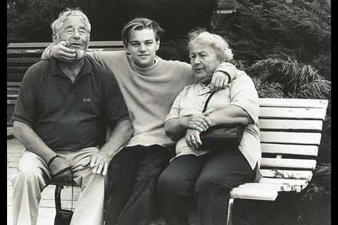 Dicaprio with grandparents